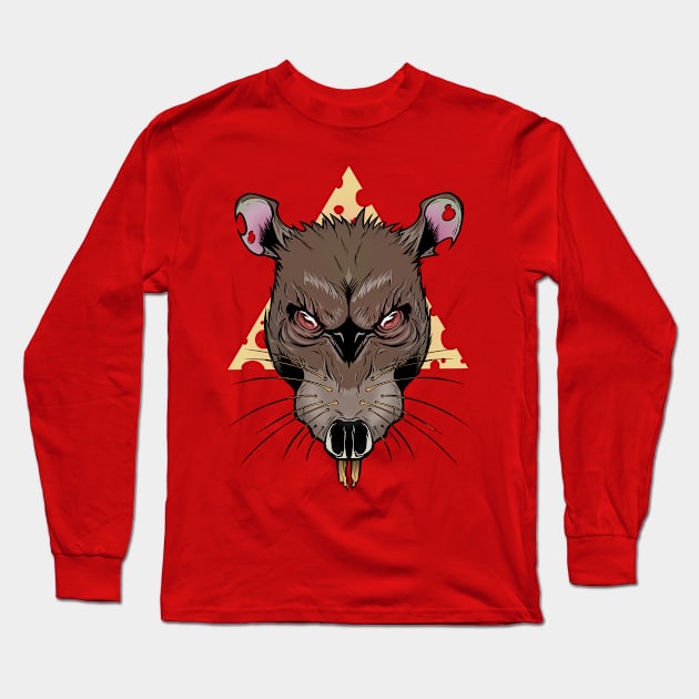 Cheese rat Long Sleeve T-Shirt by Penrider